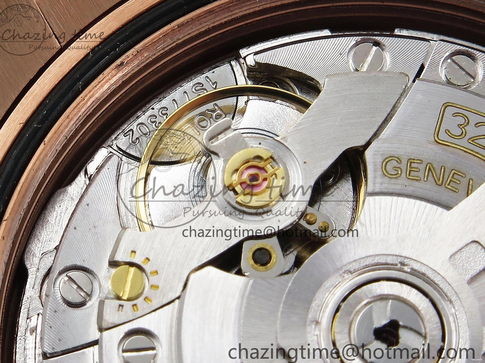 President Date JDF Stick Dial on V3 Steel 904L Bracelet Weight) RG Day (Gain 40 RG VR3255 0116